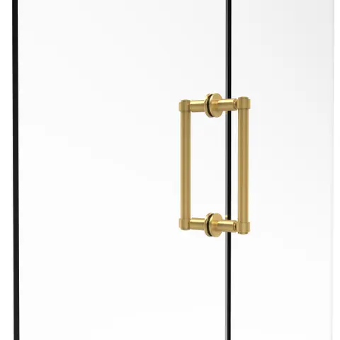 Allied Brass Contemporary 8-Inch Back to Back Brass Shower Door Pull