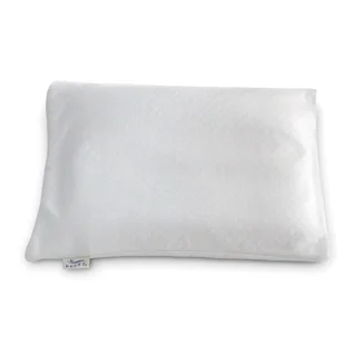 Bucky Buckwheat White Fabric Travel Bed Pillow