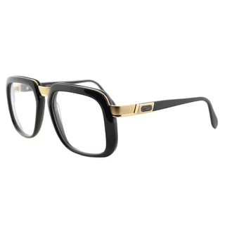 Cazal Cazal Legends Shiny Black and Gold Plastic 56-millimeter Square Eyeglasses