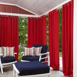 Greendale Polyester 52-inch x 84-inch Outdoor Drape
