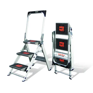 Little Giant Aluminum 3-step Safety Step Ladder