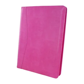 Royce Leather Aristo Breast Cancer Pink Padfolio Document Organizer