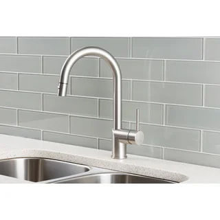 Hahn Stainless Steel/Solid Brass Ultra-modern Single Lever Pull-down Kitchen Faucet