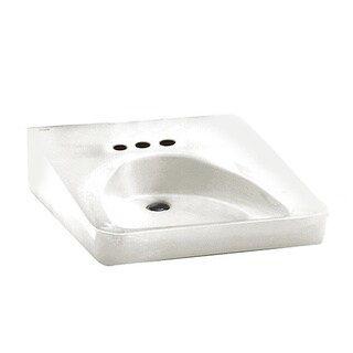American Standard White Fireclay Bathroom Sink