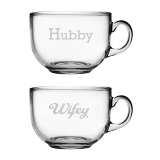 Hubby & Wifey Jumbo Coffee Mug (Set of 2)