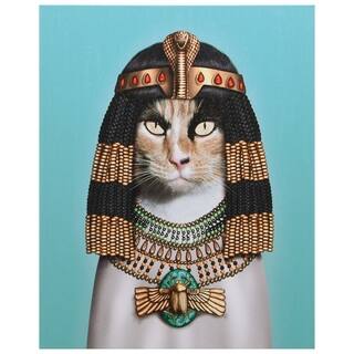 Empire Art Pets Rock 'Cleopatra' High-resolution Giclee Printed on Cotton Canvas