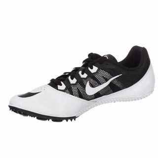 Nike Unisex Zoom Rival S7 Black and White Spiked Track Shoe