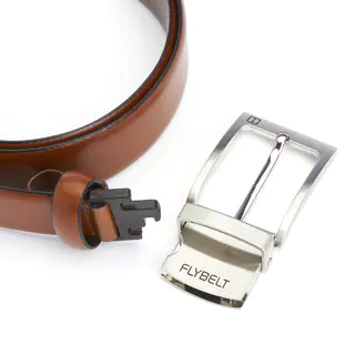 Royce Leather Men's Airport Security-friendly Genuine Leather Belt With Detachable Chrome Buckle (Waist Size 51)
