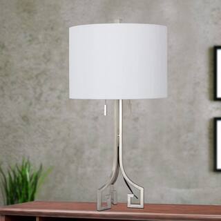 27-inch Modern Metal Table Lamp in Champagne Gold