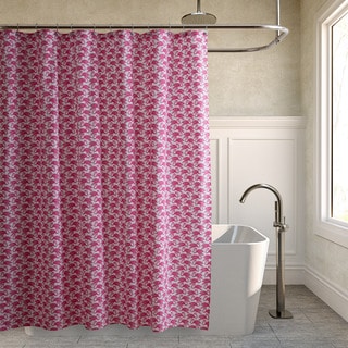 Poppy & Fritz Flamingo Cotton Shower Curtain