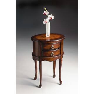 Handmade Butler Whitley Plantation Cherry Oval End Table (China)