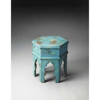 Butler Tangiers Solid Blue Wood Bunching Table
