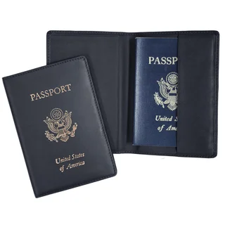 Royce Radio Multicolor Genuine Leather Frequency Identification Blocking Passport Travel Document Organizer