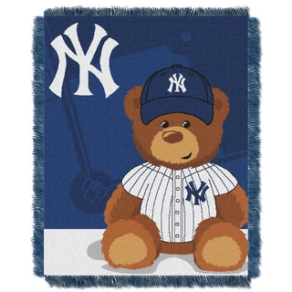 MLB 044 Yankees Field Bear Baby Throw