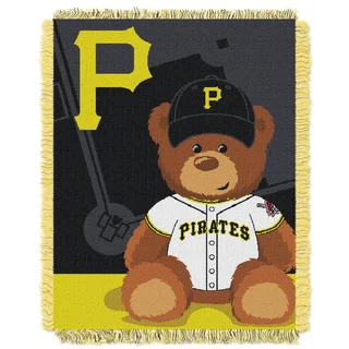 MLB 044 Pirates Field Bear Baby Throw
