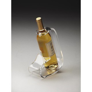 Butler Crystal Clear Acrylic Wine Bottle Stand