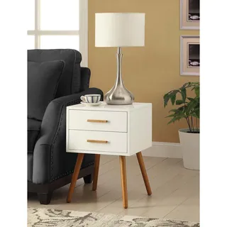 Convenience Concepts Oslo Two-drawer End Table (Option: Black)
