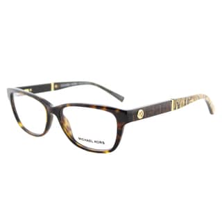 Michael Kors MK 4031 3180 Rania IV Dark Tortoise Plastic Rectangle 51-millimeter Eyeglasses