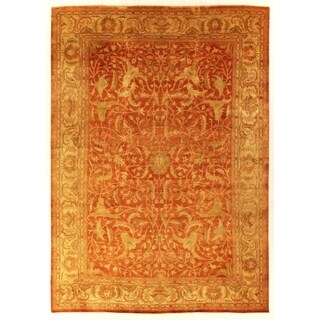 Exquisite Rugs Sultanabad Rust New Zealand Wool Rug (14' x 18')