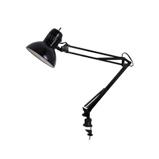 Catalina Lighting 19944-001 Antique Brass/Matte Black Metal 26-inch Adjustable Desk Lamp with Bulb