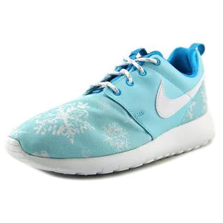 Nike Girls' 'Roshe One Print' Blue Basic Textile Athletic Shoes