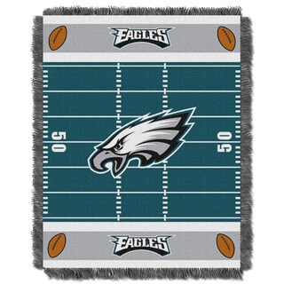 NFL 04401 Eagles Field Baby Throw