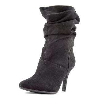 Style & Co Women's Adelay Black Basic Textile Boots