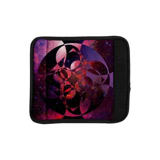 KESS InHouse Matt Eklund 'Galactic Brilliance Magenta' Pink Purple Luggage Handle Wrap