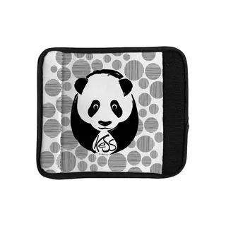 KESS InHouse KESS Original 'Panda' Luggage Handle Wrap