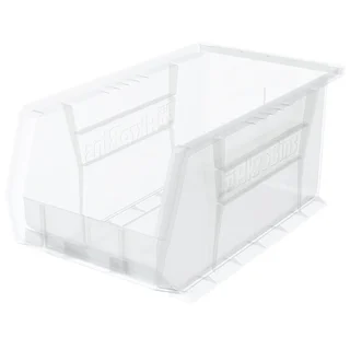 Akro-Mils AkroBin Clear Plastic 14 3/4 x 8 1/4 x 7-inch Organizer (Pack of 12)