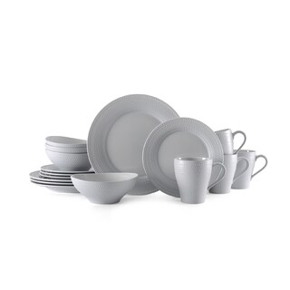 Mikasa Ryder Grey 16-piece Dinnerware Set