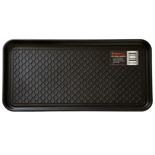 Stalwart 30 x 15-inch Black Eco Friendly Utility Boot Tray Mat