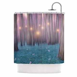 KESS InHouse Viviana Gonzalez 'Pink Feather Dance' Shower Curtain (69x70)