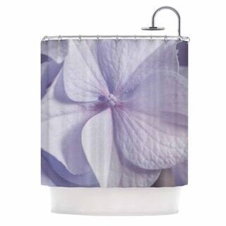KESS InHouse Suzanne Harford 'Pastel Purple Hydrangea Flower' Shower Curtain (69x70)