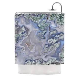KESS InHouse KESS Original 'Pastel Geode' Shower Curtain (69x70)