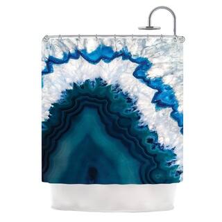 KESS InHouse KESS Original 'Blue Geode' Shower Curtain (69x70)