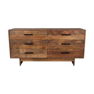 Angora Reclaimed Wood 6 Drawer Dresser (India)