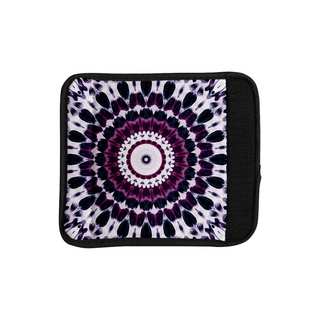 KESS InHouse Iris Lehnhardt 'Batik Pattern' Purple Geometric Luggage Handle Wrap