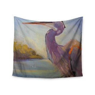 KESS InHouse Carol Schiff 'Tropical Sentry' Lavender Animals 51x60-inch Tapestry