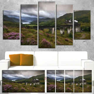 Glenfinnan Viaduct, Scotland - Landscape Photo Canvas Print