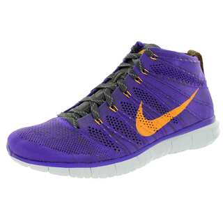 Nike Men's Flyknit Chukka Purple Mesh Running Shoes