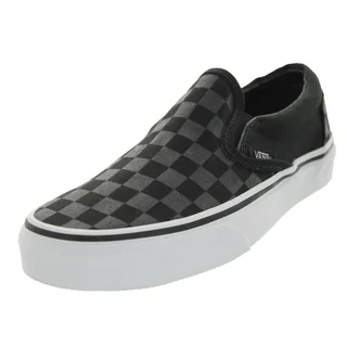 Vans Unisex Classic Slip-on Checkerboard Black Canvas Skate Shoe (5 options available)