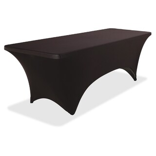Iceberg Stretch Fabric Table Cover - Black