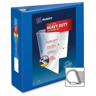 Avery One Touch EZD Heavy-duty Binder - Pacific Blue