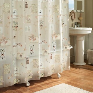 Excell "Natures Moments" Floral Shower Curtain