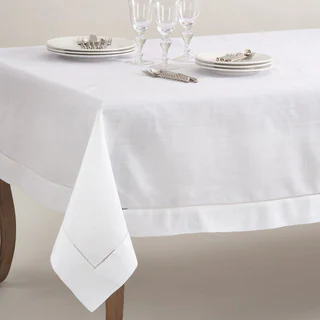 Rochester Collection Tablecloth with Hemstitched Border