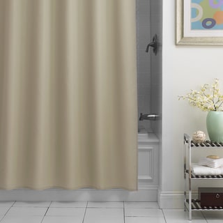 Excell Chevron Fabric Shower Curtain Liner