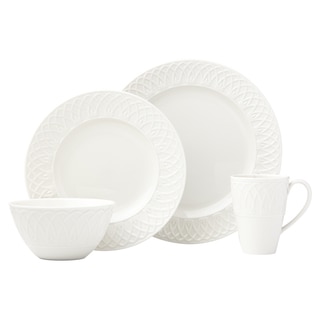 Lenox British Colonial Carved White 4-Piece Place Setting