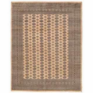 Herat Oriental Pakistani Hand-knotted Bokhara Wool Rug (9'2 x 11'10)