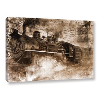 Roozbeh Bahramali's 'Train Approaching' Gallery Wrapped Canvas